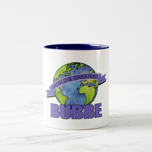 World's Greatest Bubbe Two-Tone Coffee Mug