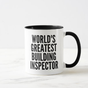 Worlds Greatest Building Inspector Mug