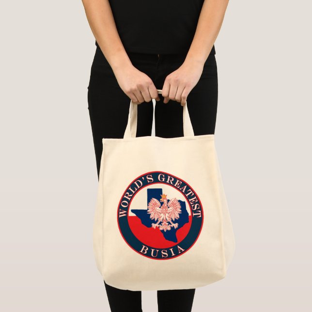 World's Greatest Busia Tote Bag (Front (Product))