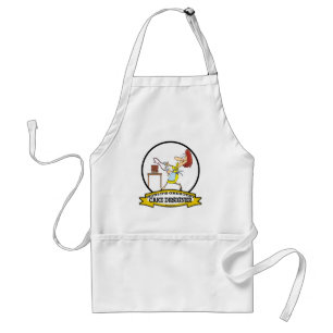 WORLDS GREATEST CAKE DESIGNER WOMEN CARTOON STANDARD APRON