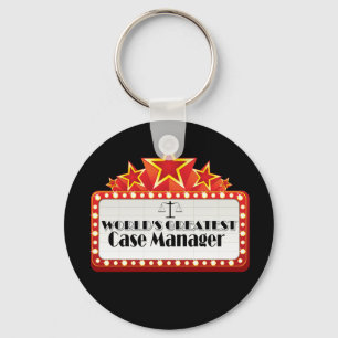 World's Greatest Case Manager Key Ring