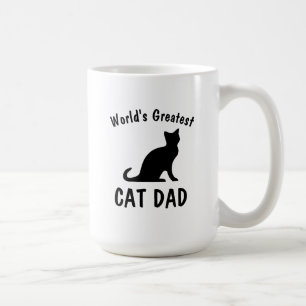 World's Greatest Cat Dad coffee mug cup