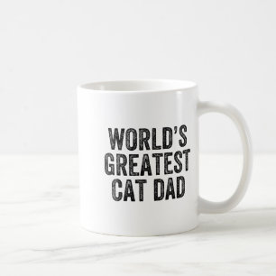 World's Greatest Cat Dad Funny Dad Joke Father's D Coffee Mug