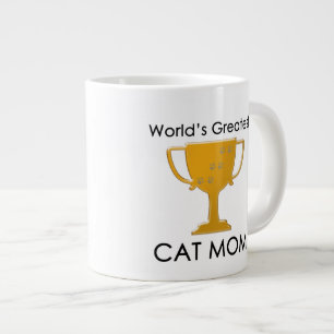 World's Greatest Cat Mum Large Coffee Mug