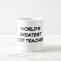 "World's Greatest CCD Teacher" Mug