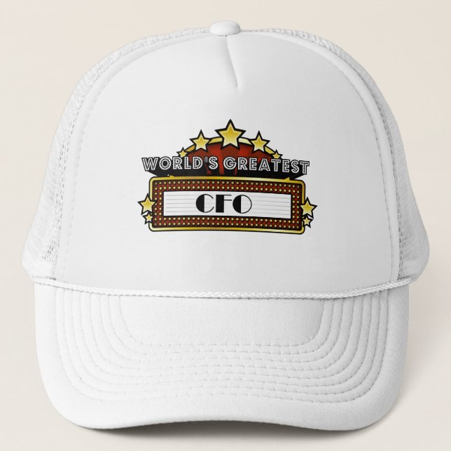 World's Greatest CFO Trucker Hat (Front)