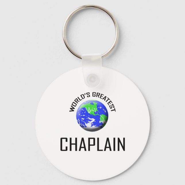 World's Greatest Chaplain Key Ring (Front)