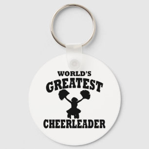 World's Greatest cheerleader Key Ring