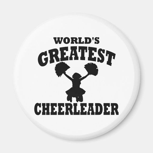 World's Greatest cheerleader Magnet (Front)