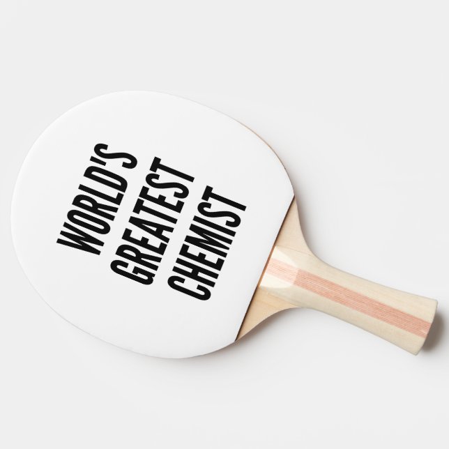 Worlds Greatest Chemist Ping Pong Paddle (Side)