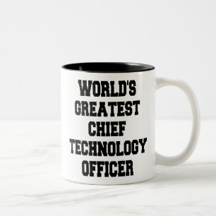 Worlds Greatest Chief Technology Officer Two-Tone Coffee Mug