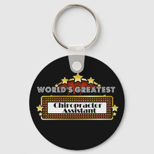 World's Greatest Chiropractor Assistant Key Ring