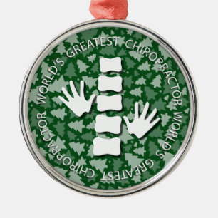 World's Greatest Chiropractor {Green} Ornament