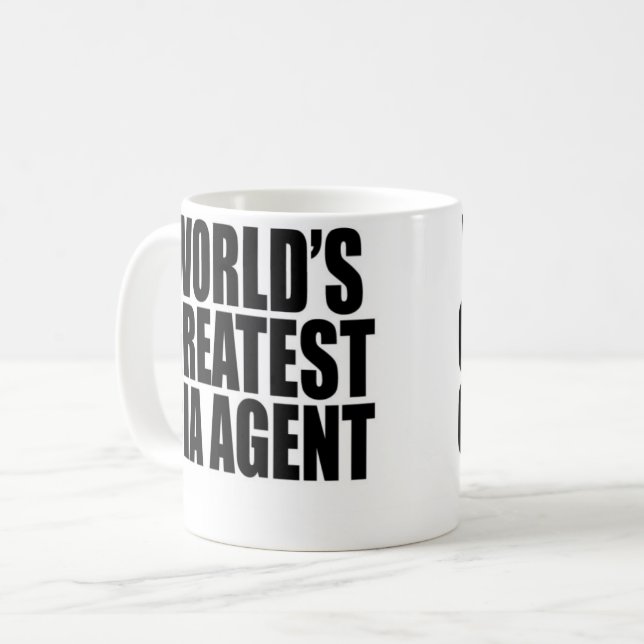 World's Greatest CIA Agent Coffee Mug (Front Left)