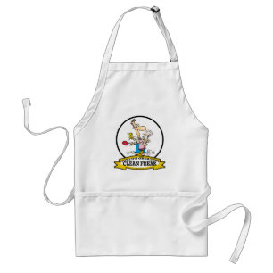 WORLDS GREATEST CLEAN FREAK MEN CARTOON STANDARD APRON