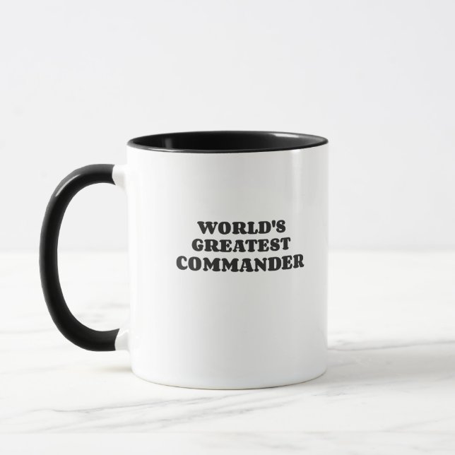 WORLD'S GREATEST COMMANDER MUG (Left)