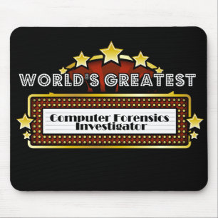 World's Greatest Computer Forensics Investigator Mouse Mat