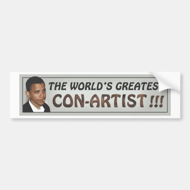 worlds greatest con-man.pdf bumper sticker (Front)