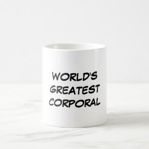 "World's Greatest Corporal" Mug