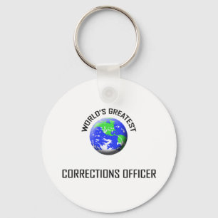World's Greatest Corrections Officer Key Ring