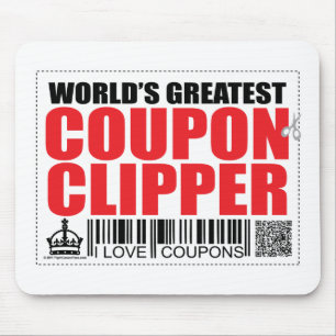 World's Greatest Coupon Clipper Mouse Mat