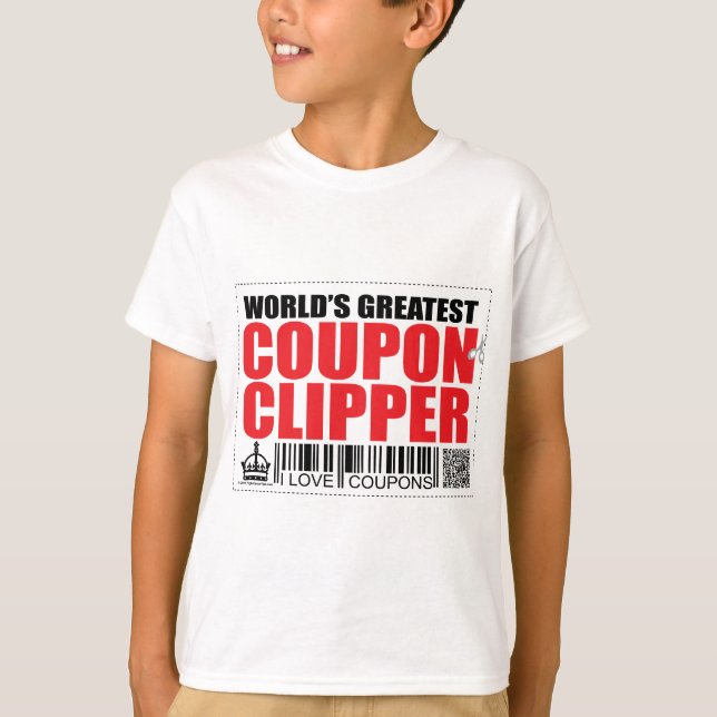 World's Greatest Coupon Clipper T-Shirt (Front)