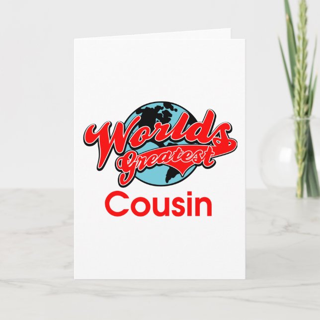 World's Greatest Cousin Card (Front)
