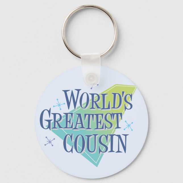 World's Greatest Cousin Key Ring (Front)