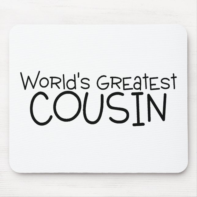 Worlds Greatest Cousin Mouse Mat (Front)