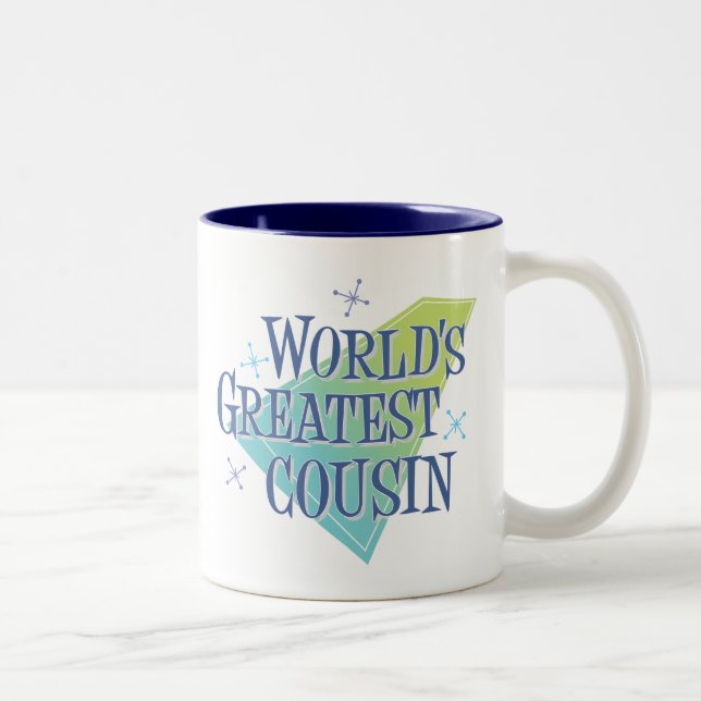World's Greatest Cousin Two-Tone Coffee Mug (Right)