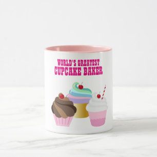 Worlds Greatest CUPCAKE BAKER - Best Gift Mug