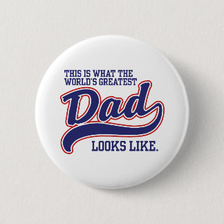 World's Greatest Dad 6 Cm Round Badge