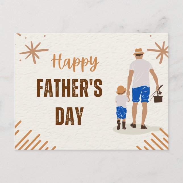 World's Greatest Dad: A Father's Day Celebration Holiday Postcard (Front)