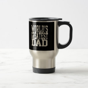 World's Greatest Dad, Black/White Fathers Day Mug
