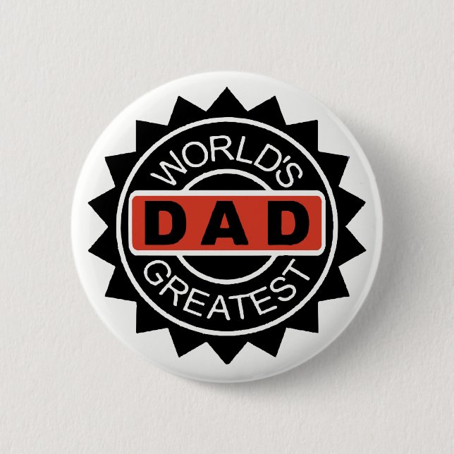 World's Greatest Dad Button (Front)