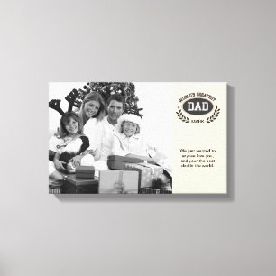 Worlds Greatest Dad Canvas Print