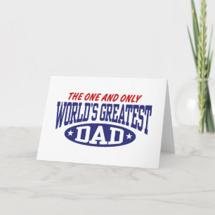 World's Greatest Dad Card