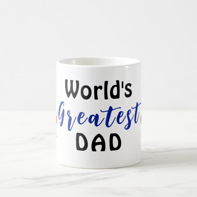 World's Greatest Dad Coffee Mug (Center)
