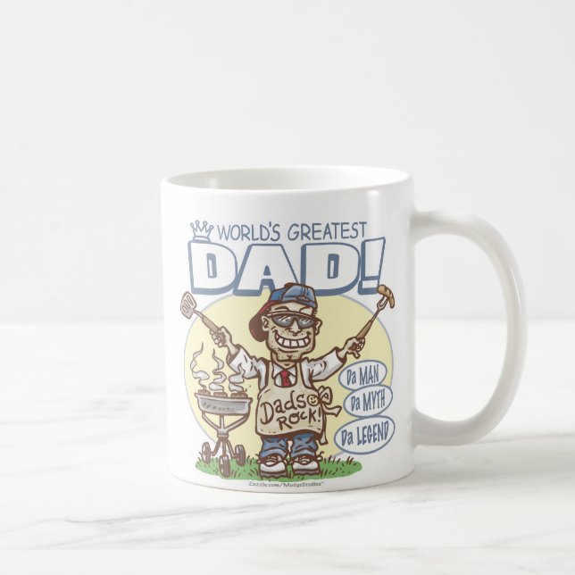 World's Greatest Dad Coffee Mug (Right)