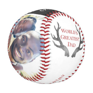 World's Greatest Dad Custom Family Photos Baseball