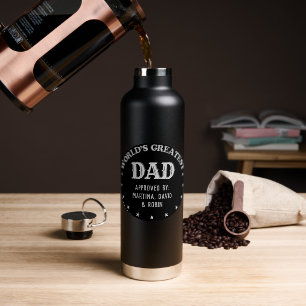 World's Greatest Dad (customizable)  Water Bottle