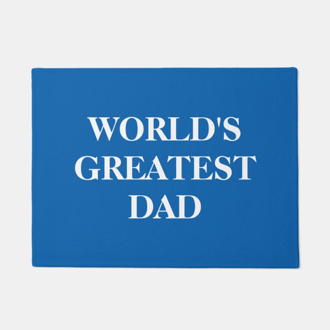 world's greatest dad doormat (Front)
