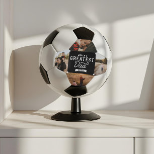 World's Greatest Dad Father's Day 4 Photo Collage Football