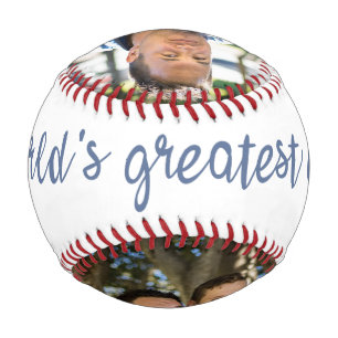 World's Greatest Dad Father's Day Add Photos Baseball