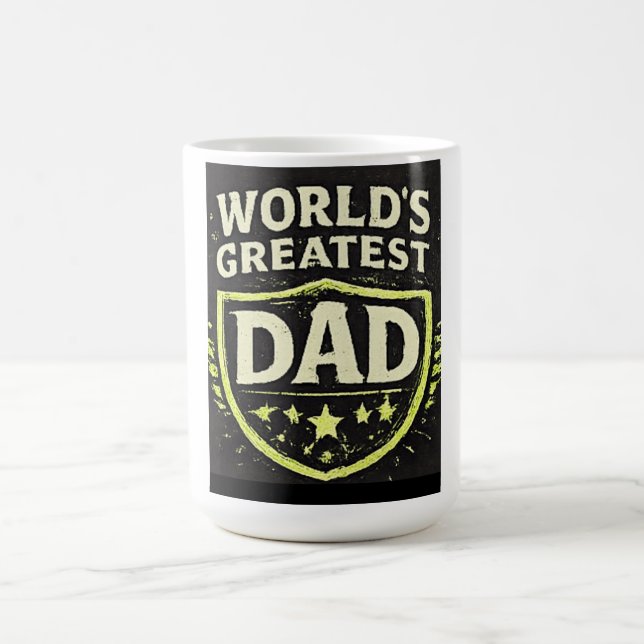 World's Greatest Dad Father's Day Coffee Mug (Center)