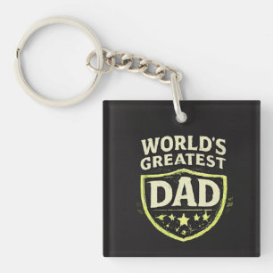 World's Greatest Dad Father's Day Key Ring