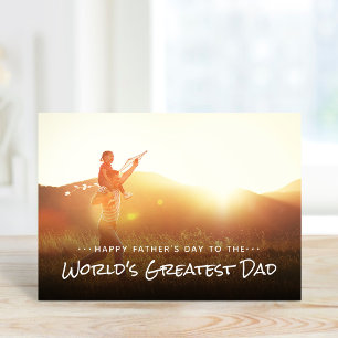 World's Greatest Dad Father's Day Photo Card
