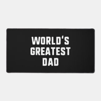 World's Greatest Dad Funny Family Desk Mat