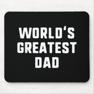 World's Greatest Dad Funny Family Mouse Mat