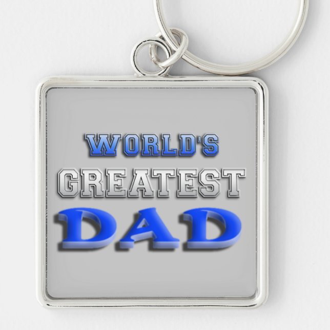 World's Greatest Dad Key Ring (Front)